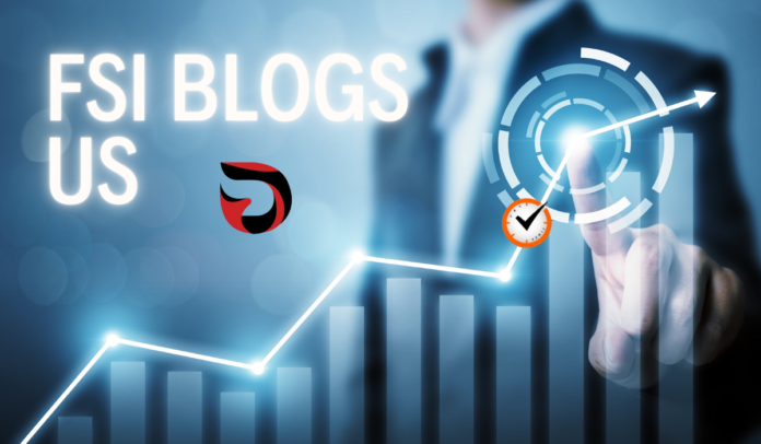 FSI Blogs US growth analytics dashboard with upward performance chart